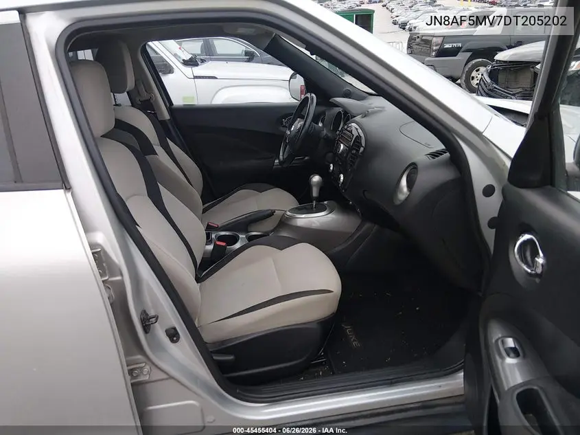 2013 Nissan Juke Sv VIN: JN8AF5MV7DT205202 Lot: 45455404