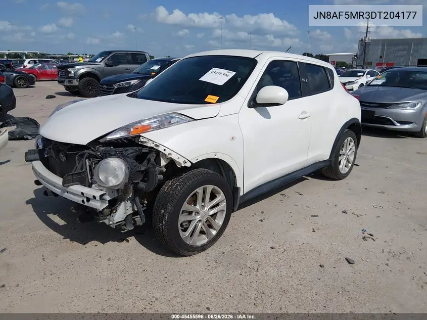 2013 Nissan Juke Sv VIN: JN8AF5MR3DT204177 Lot: 45455596