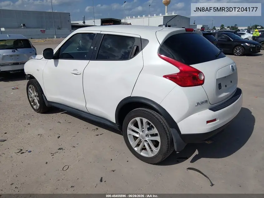 2013 Nissan Juke Sv VIN: JN8AF5MR3DT204177 Lot: 45455596