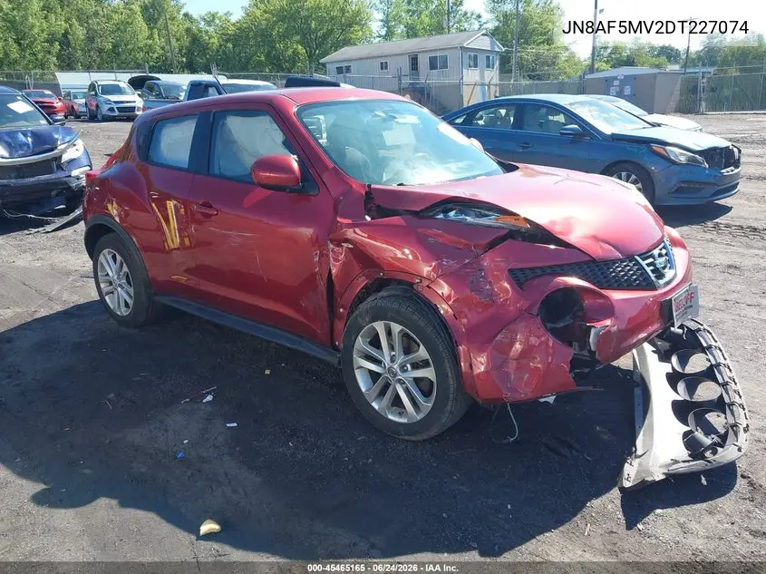2013 Nissan Juke S VIN: JN8AF5MV2DT227074 Lot: 45465165