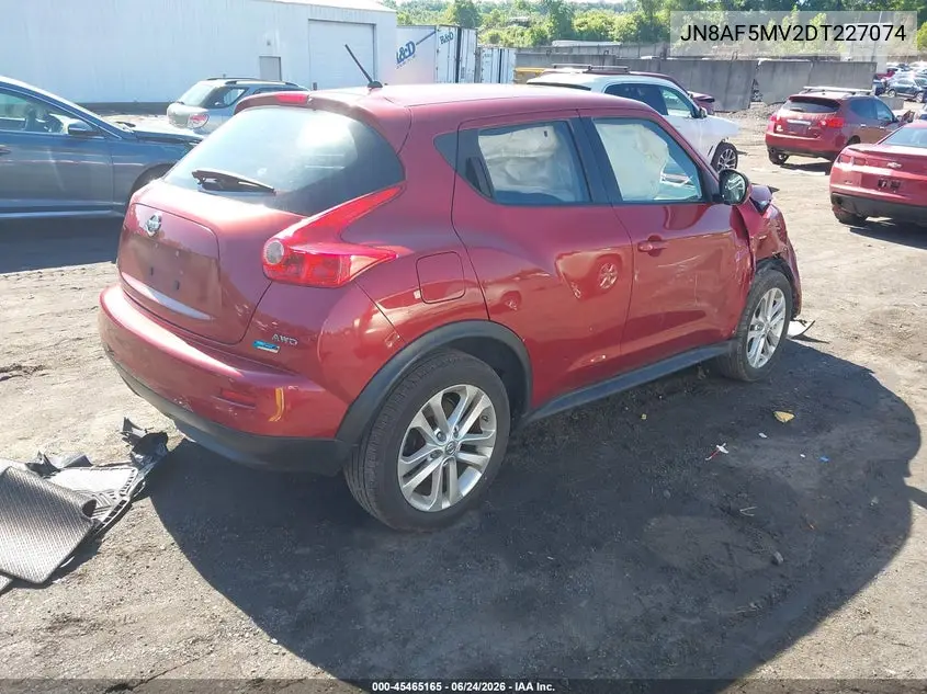 2013 Nissan Juke S VIN: JN8AF5MV2DT227074 Lot: 45465165