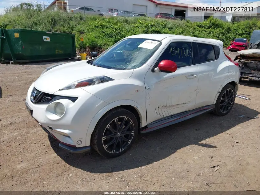 2013 Nissan Juke Nismo VIN: JN8AF5MVXDT227811 Lot: 45473725