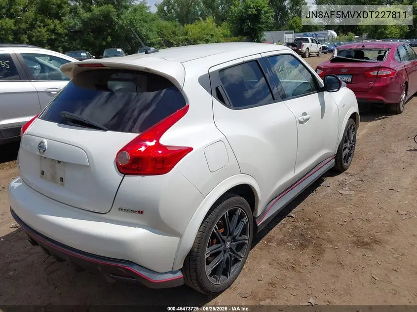 2013 Nissan Juke Nismo VIN: JN8AF5MVXDT227811 Lot: 45473725