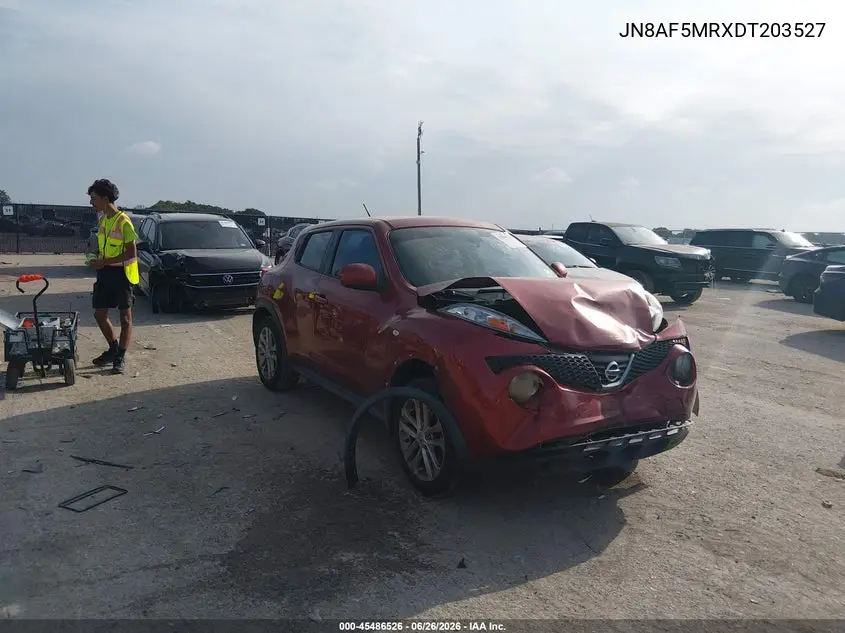 2013 Nissan Juke S VIN: JN8AF5MRXDT203527 Lot: 45486526