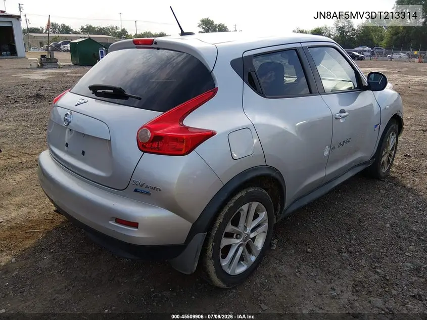2013 Nissan Juke Sv VIN: JN8AF5MV3DT213314 Lot: 45509906