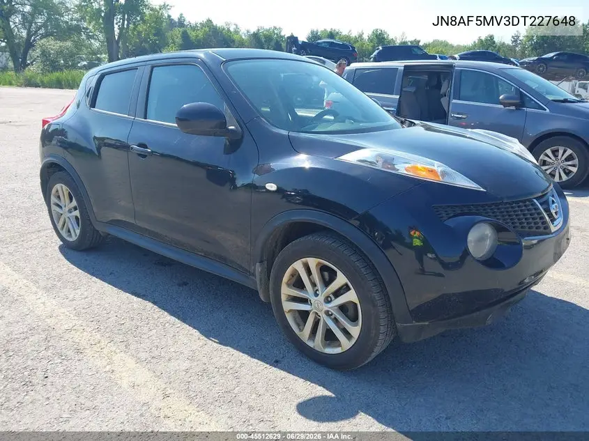 2013 Nissan Juke Sl VIN: JN8AF5MV3DT227648 Lot: 45512629