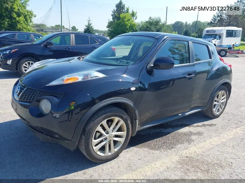 2013 Nissan Juke Sl VIN: JN8AF5MV3DT227648 Lot: 45512629