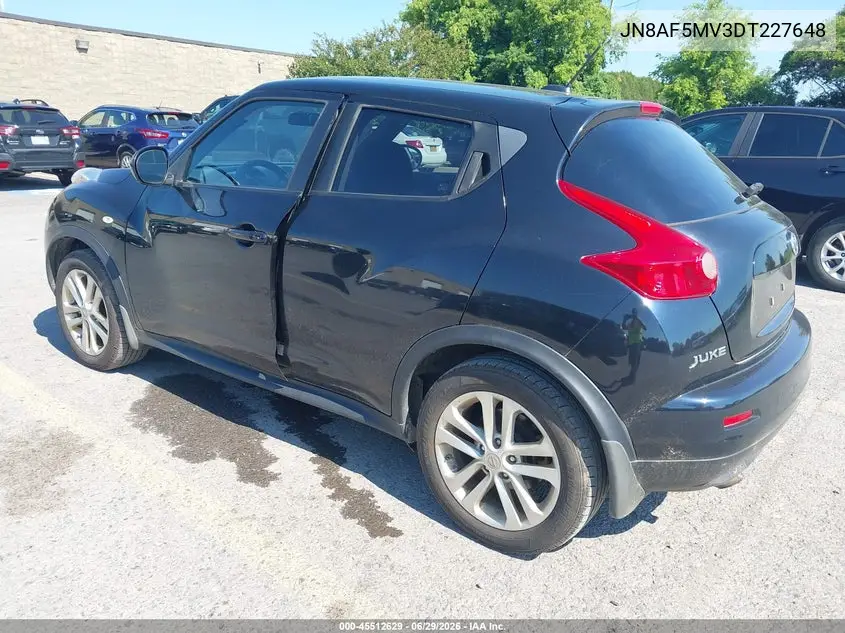 2013 Nissan Juke Sl VIN: JN8AF5MV3DT227648 Lot: 45512629