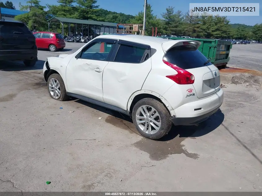 2013 Nissan Juke Sv VIN: JN8AF5MV3DT215421 Lot: 45527872