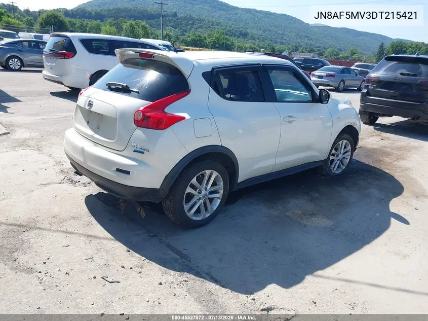 2013 Nissan Juke Sv VIN: JN8AF5MV3DT215421 Lot: 45527872