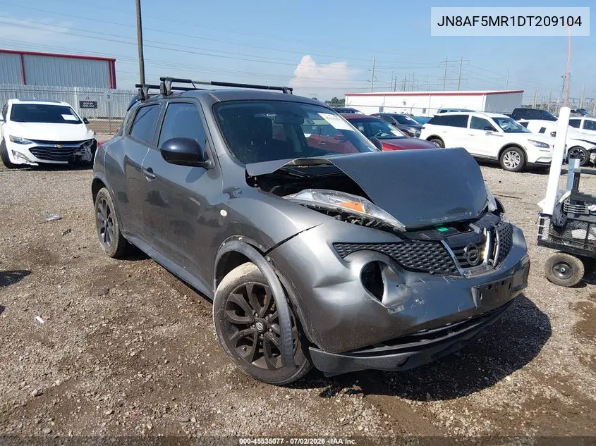 2013 Nissan Juke Sl VIN: JN8AF5MR1DT209104 Lot: 45535077