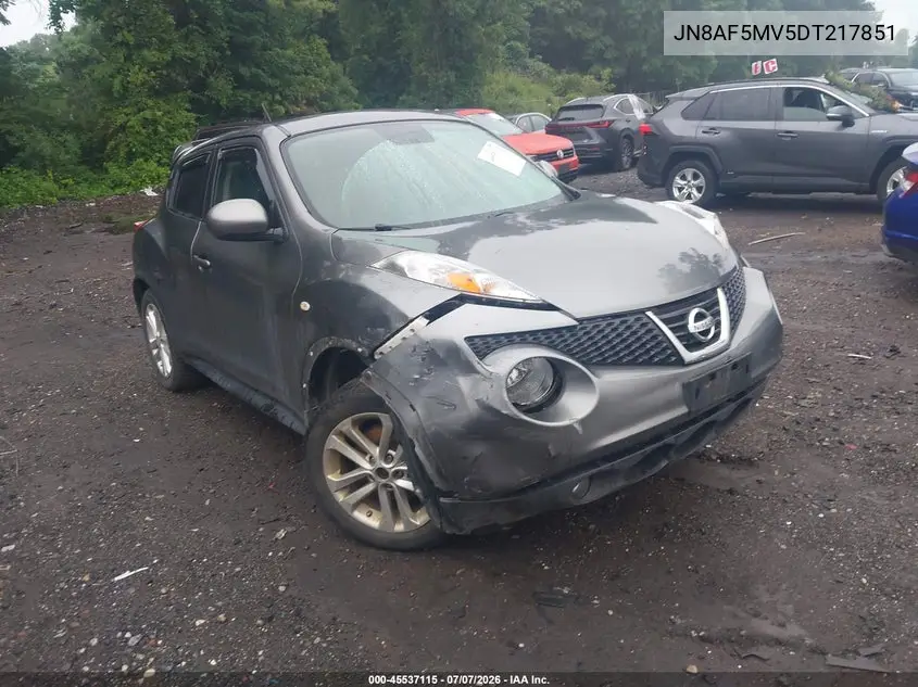 2013 Nissan Juke Sl VIN: JN8AF5MV5DT217851 Lot: 45537115