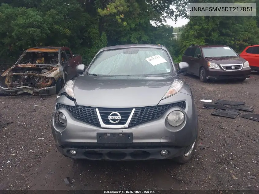 2013 Nissan Juke Sl VIN: JN8AF5MV5DT217851 Lot: 45537115