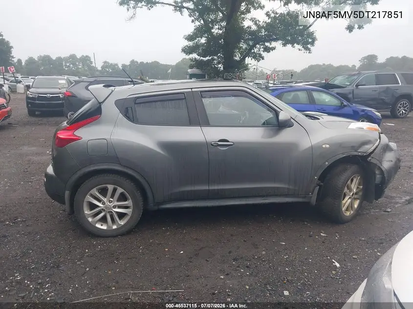 2013 Nissan Juke Sl VIN: JN8AF5MV5DT217851 Lot: 45537115