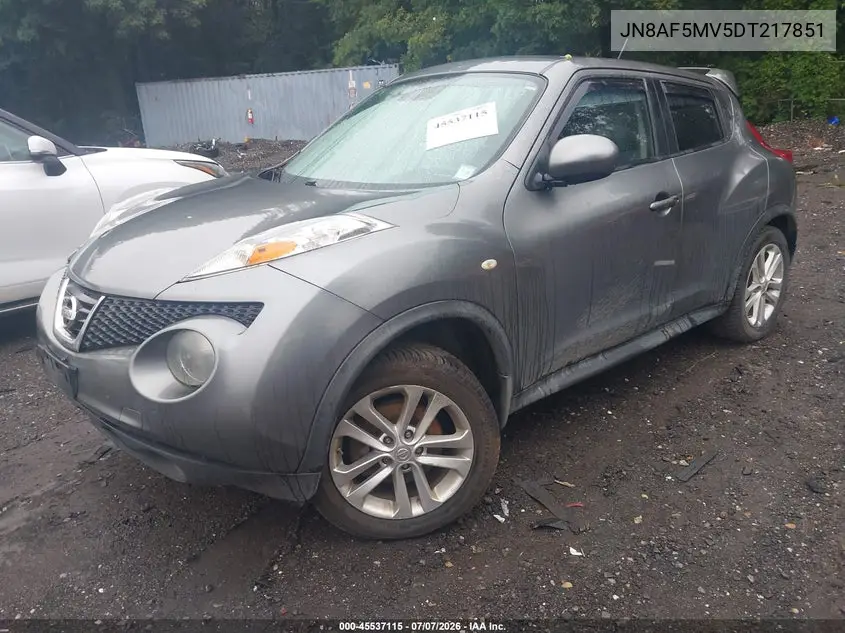 2013 Nissan Juke Sl VIN: JN8AF5MV5DT217851 Lot: 45537115