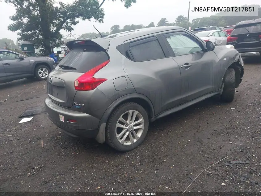 2013 Nissan Juke Sl VIN: JN8AF5MV5DT217851 Lot: 45537115