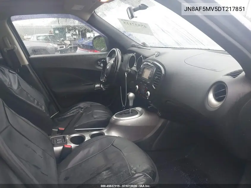 2013 Nissan Juke Sl VIN: JN8AF5MV5DT217851 Lot: 45537115