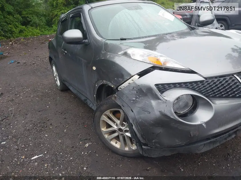 2013 Nissan Juke Sl VIN: JN8AF5MV5DT217851 Lot: 45537115