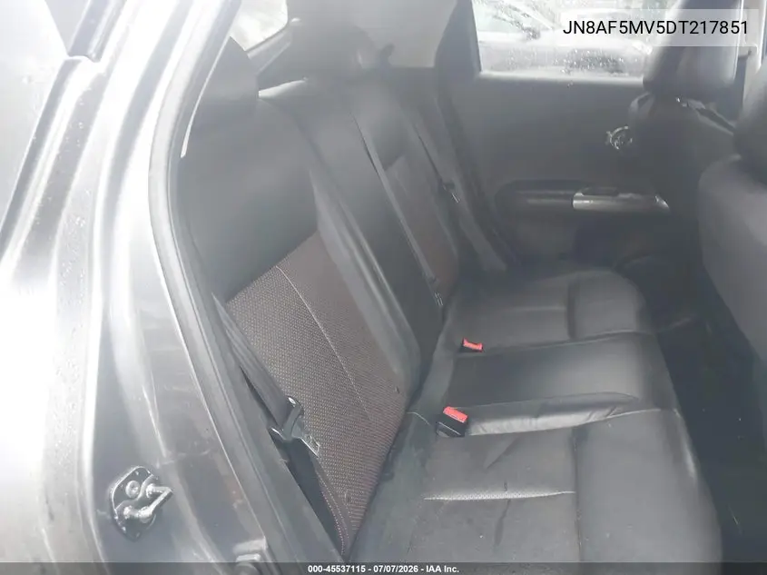 2013 Nissan Juke Sl VIN: JN8AF5MV5DT217851 Lot: 45537115