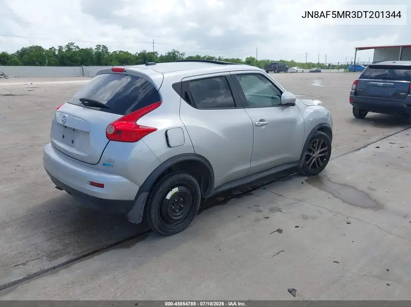 2013 Nissan Juke Sv VIN: JN8AF5MR3DT201344 Lot: 45554785