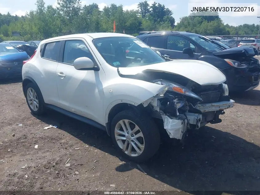 2013 Nissan Juke Sv VIN: JN8AF5MV3DT220716 Lot: 45564042