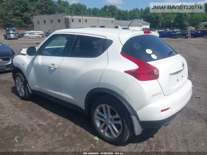 2013 Nissan Juke Sv VIN: JN8AF5MV3DT220716 Lot: 45564042