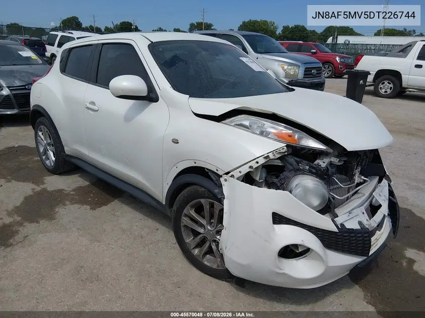 2013 Nissan Juke Sl VIN: JN8AF5MV5DT226744 Lot: 45570048