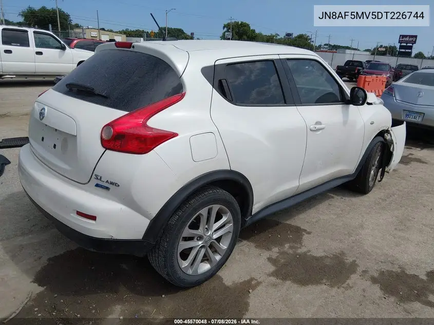 2013 Nissan Juke Sl VIN: JN8AF5MV5DT226744 Lot: 45570048