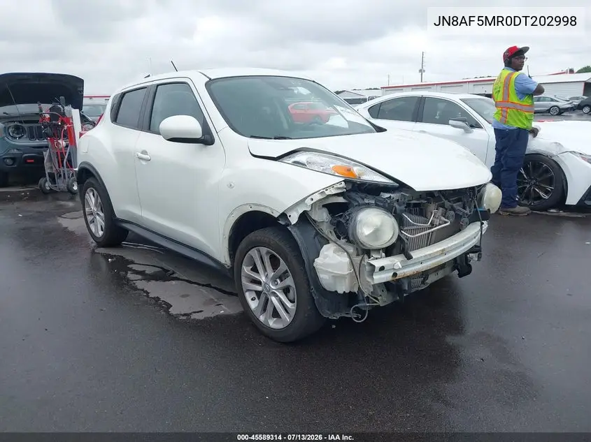 2013 Nissan Juke Sv VIN: JN8AF5MR0DT202998 Lot: 45589314