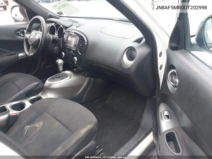 2013 Nissan Juke Sv VIN: JN8AF5MR0DT202998 Lot: 45589314