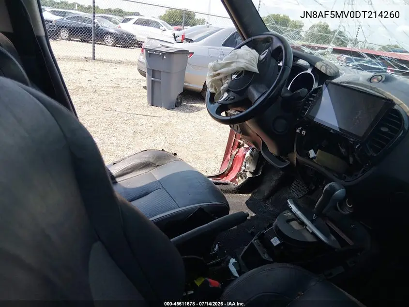 2013 Nissan Juke Sl VIN: JN8AF5MV0DT214260 Lot: 45611678