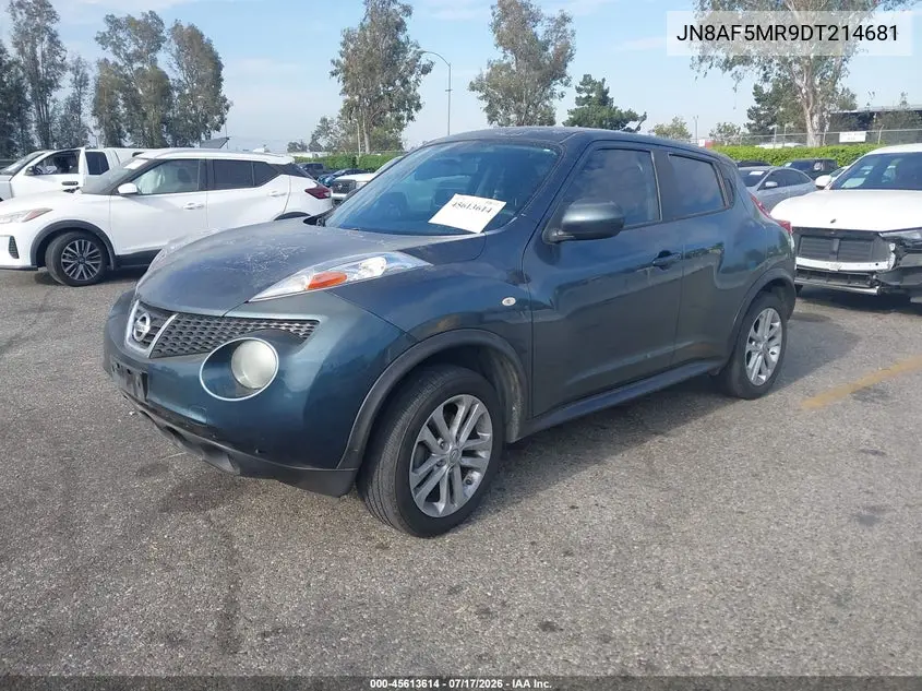 2013 Nissan Juke S VIN: JN8AF5MR9DT214681 Lot: 45613614