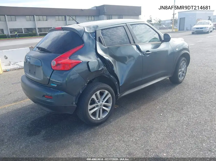 2013 Nissan Juke S VIN: JN8AF5MR9DT214681 Lot: 45613614