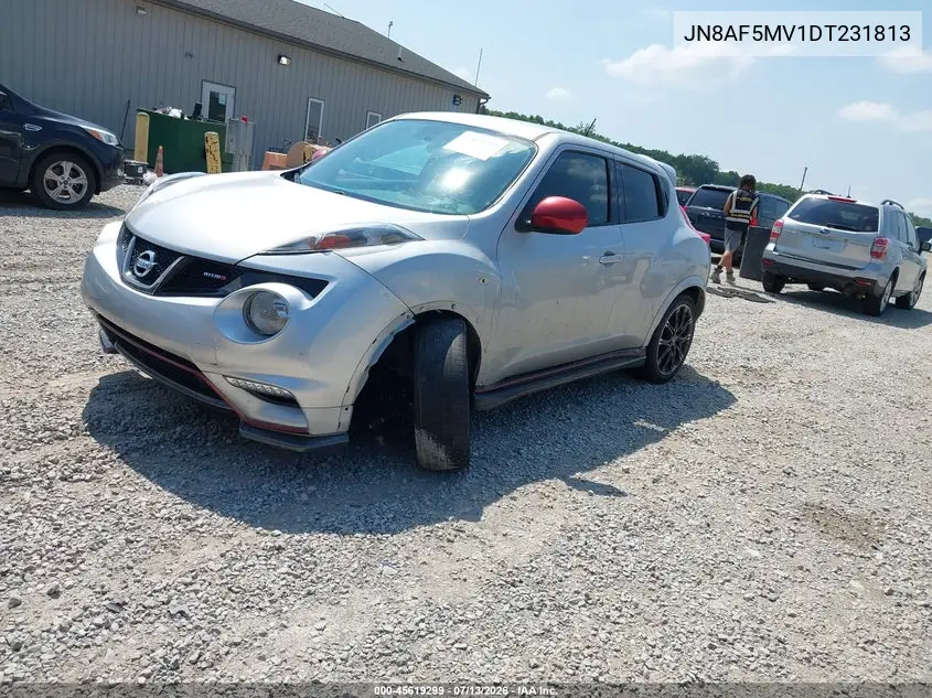 2013 Nissan Juke Nismo VIN: JN8AF5MV1DT231813 Lot: 45619299