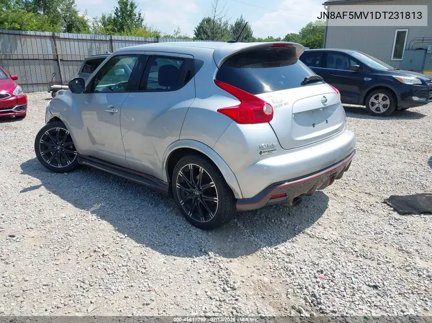 2013 Nissan Juke Nismo VIN: JN8AF5MV1DT231813 Lot: 45619299