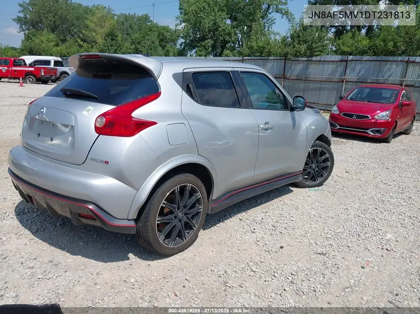 2013 Nissan Juke Nismo VIN: JN8AF5MV1DT231813 Lot: 45619299
