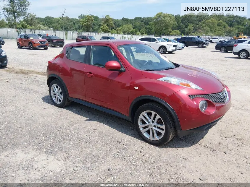 2013 Nissan Juke S VIN: JN8AF5MV8DT227113 Lot: 45636616