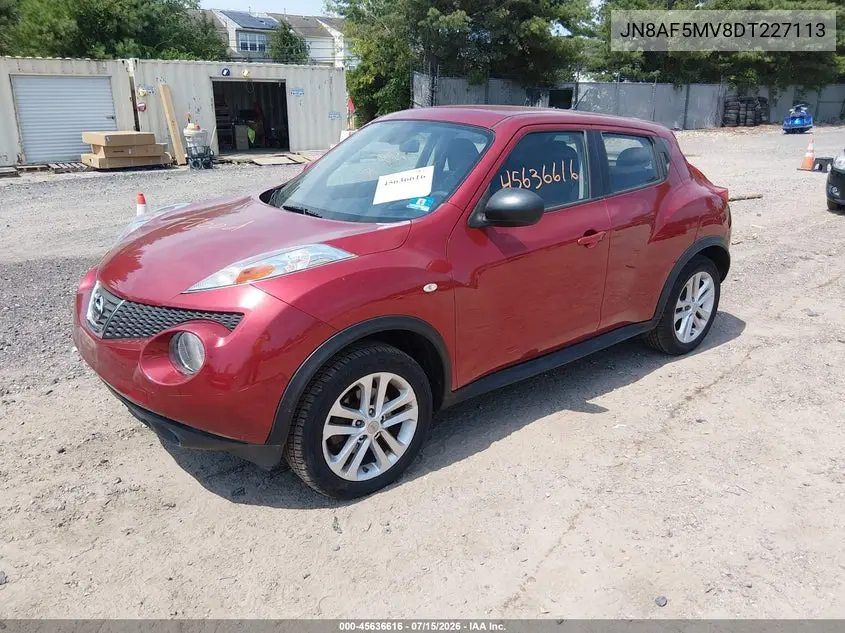 2013 Nissan Juke S VIN: JN8AF5MV8DT227113 Lot: 45636616
