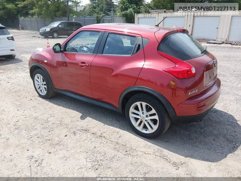 2013 Nissan Juke S VIN: JN8AF5MV8DT227113 Lot: 45636616