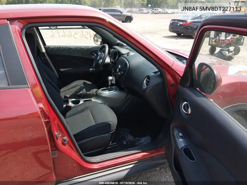 2013 Nissan Juke S VIN: JN8AF5MV8DT227113 Lot: 45636616