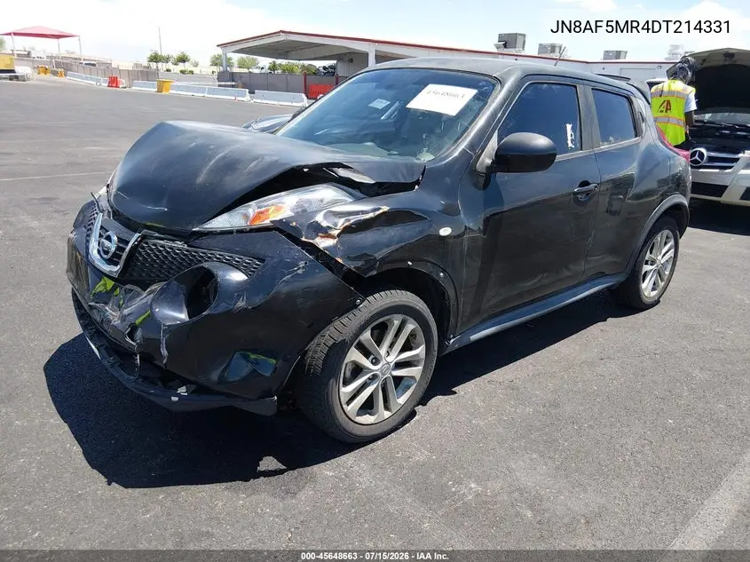 2013 Nissan Juke Sv VIN: JN8AF5MR4DT214331 Lot: 45648663