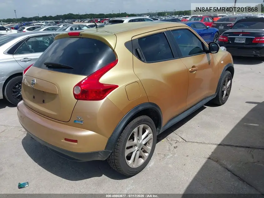 2013 Nissan Juke Sl VIN: JN8AF5MR4DT201868 Lot: 45663677