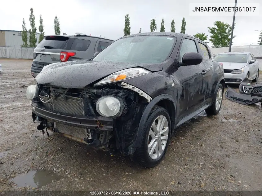 2014 Nissan Juke Nismo/Sl/Sv VIN: JN8AF5MV0ET361017 Lot: 12633732