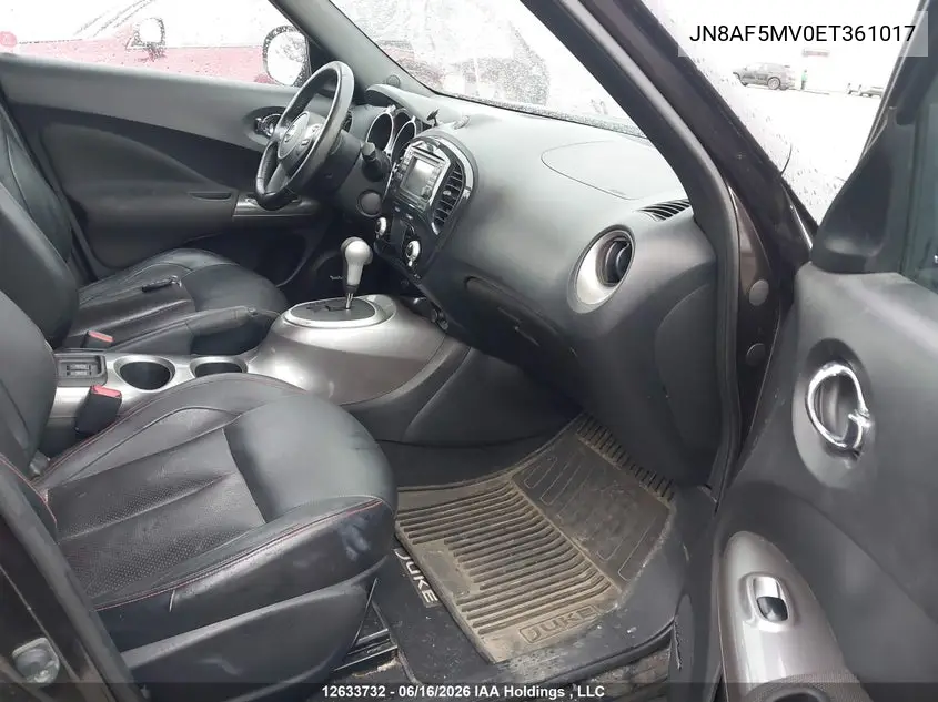 2014 Nissan Juke Nismo/Sl/Sv VIN: JN8AF5MV0ET361017 Lot: 12633732