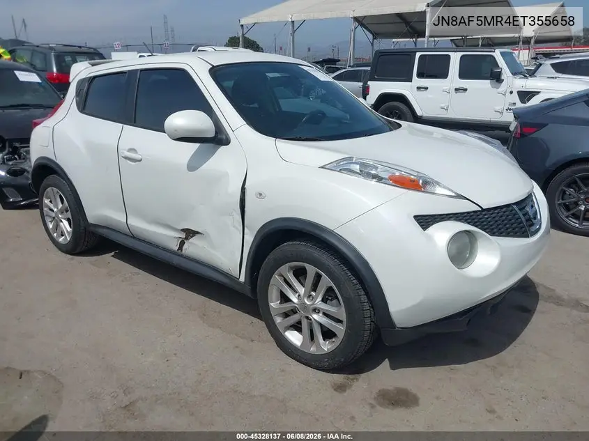 2014 Nissan Juke S VIN: JN8AF5MR4ET355658 Lot: 45328137