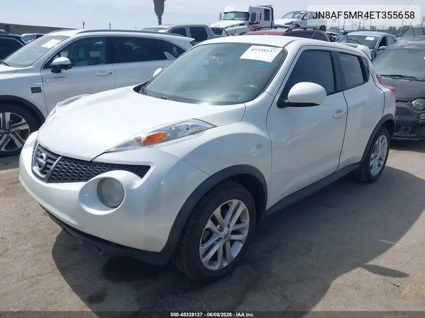 2014 Nissan Juke S VIN: JN8AF5MR4ET355658 Lot: 45328137