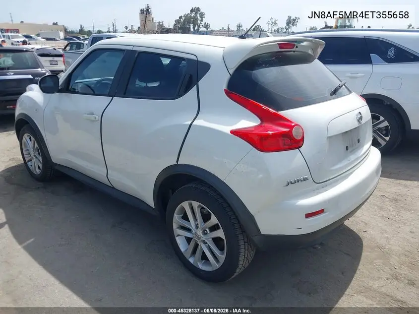 2014 Nissan Juke S VIN: JN8AF5MR4ET355658 Lot: 45328137