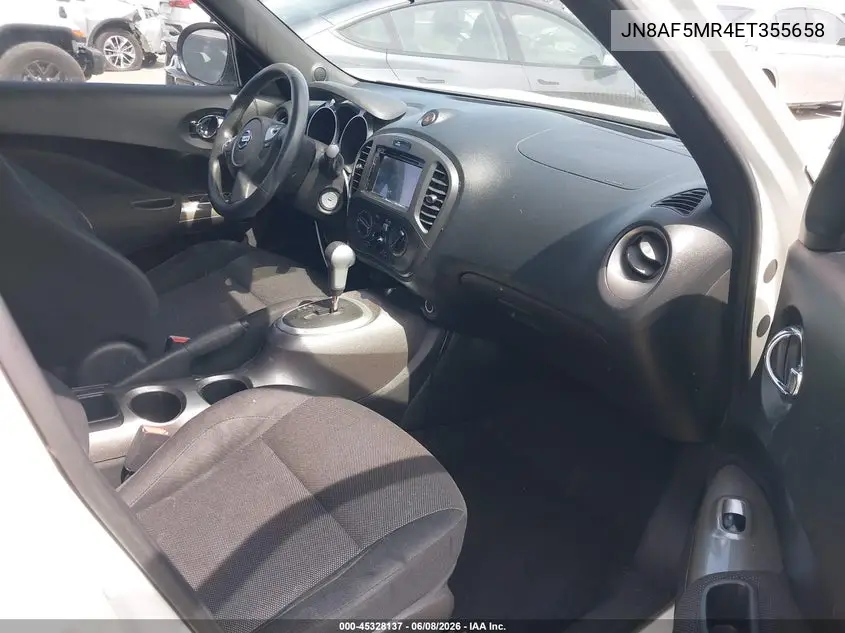 2014 Nissan Juke S VIN: JN8AF5MR4ET355658 Lot: 45328137