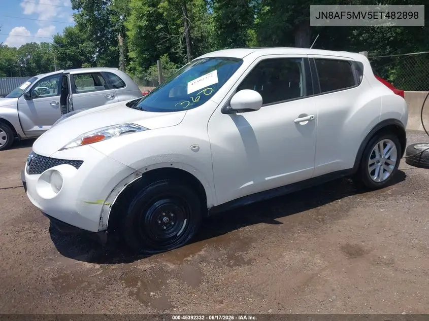 2014 Nissan Juke Sv VIN: JN8AF5MV5ET482898 Lot: 45392332