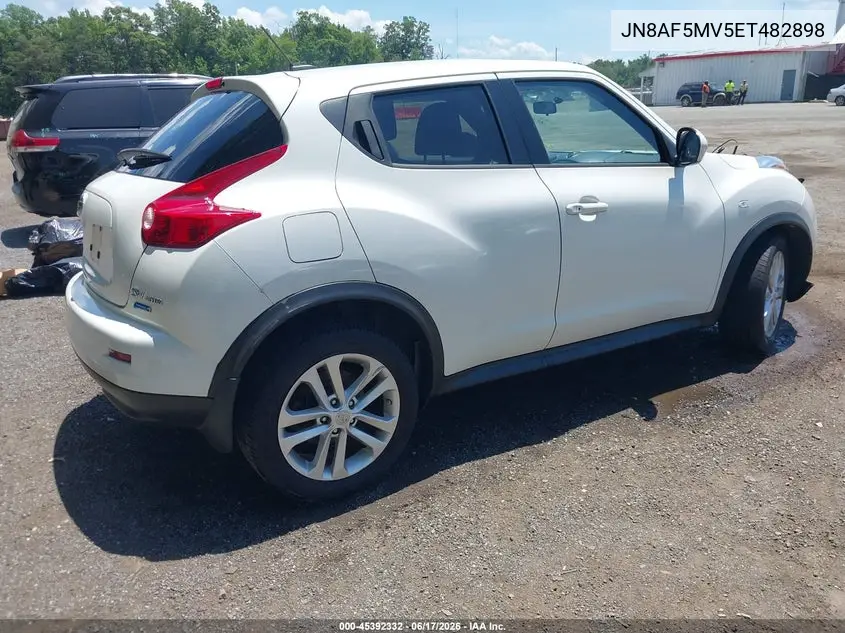 2014 Nissan Juke Sv VIN: JN8AF5MV5ET482898 Lot: 45392332